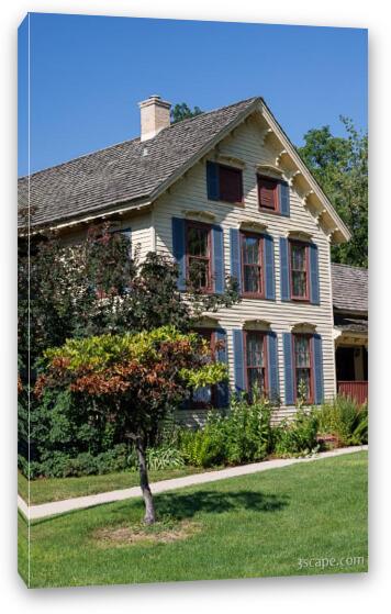 Historic Sunderlage Farm House 4 Fine Art Canvas Print