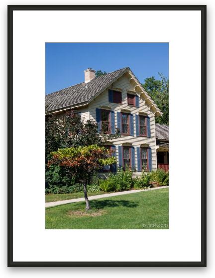 Historic Sunderlage Farm House 4 Framed Fine Art Print