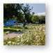 Fabbrini Park Flowers Metal Print