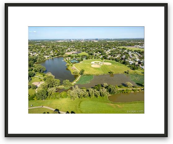 Fabbrini Park Aerial 1 Framed Fine Art Print