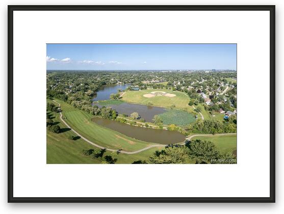 Fabbrini Park Aerial 2 Framed Fine Art Print