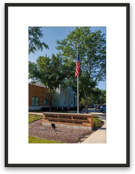 Hoffman Estates Branch Library 1 Framed Fine Art Print