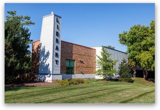 Hoffman Estates Branch Library 2 Fine Art Metal Print