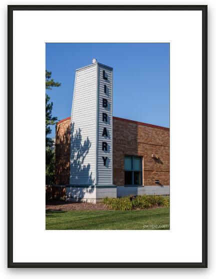 Hoffman Estates Branch Library 3 Framed Fine Art Print