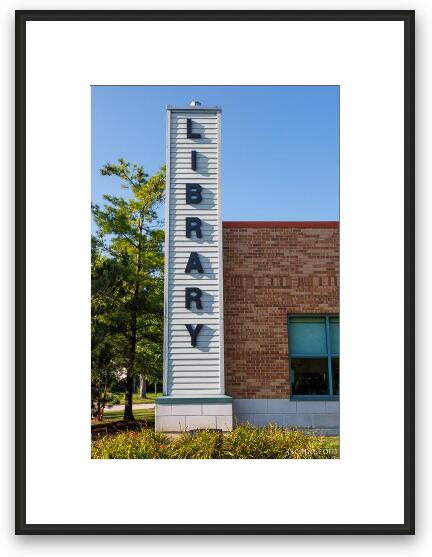 Hoffman Estates Branch Library 4 Framed Fine Art Print