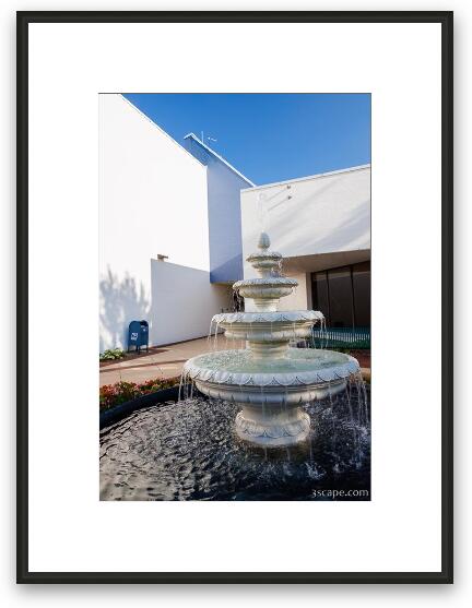 Hoffman Estates Village Hall Fountain 2 Framed Fine Art Print