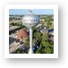 Hoffman Estates Water Tower Aerial Art Print