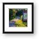 Poplar Creek Bike Trail Sign Framed Print