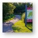 Poplar Creek Bike Trail Sign Metal Print