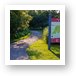 Poplar Creek Bike Trail Sign Art Print