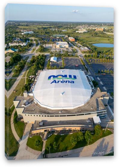 NOW Arena Aerial 2 Fine Art Canvas Print