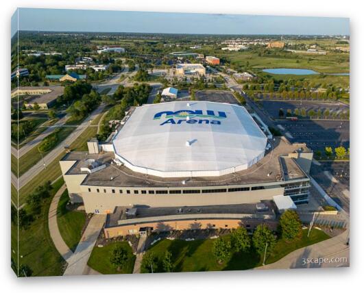 NOW Arena Aerial 3 Fine Art Canvas Print