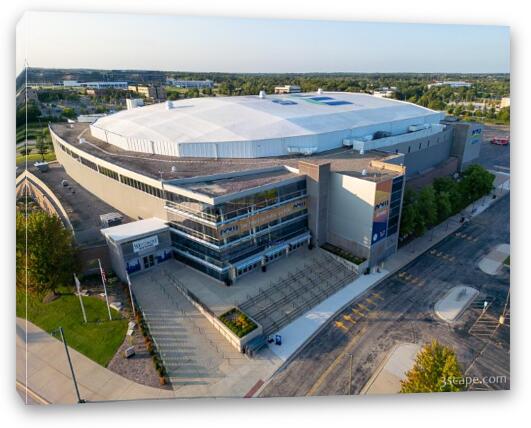 NOW Arena Aerial 5 Fine Art Canvas Print