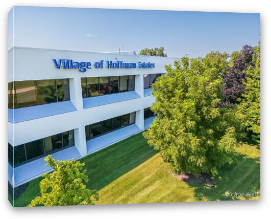 Village of Hoffman Estates Building Fine Art Canvas Print