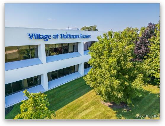 Village of Hoffman Estates Building Fine Art Metal Print