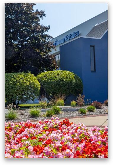 Hoffman Estates Village Hall Fine Art Metal Print