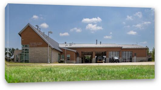 Hoffman Estates Fire Department Station 24 Fine Art Canvas Print