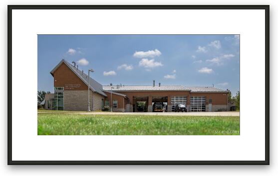 Hoffman Estates Fire Department Station 24 Framed Fine Art Print