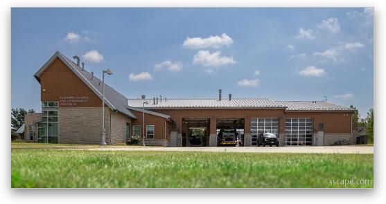 Hoffman Estates Fire Department Station 24 Fine Art Metal Print