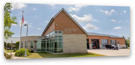 Hoffman Estates Fire Department Station 24 Fine Art Canvas Print