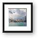 Chicago Skyline and Playpen Framed Print