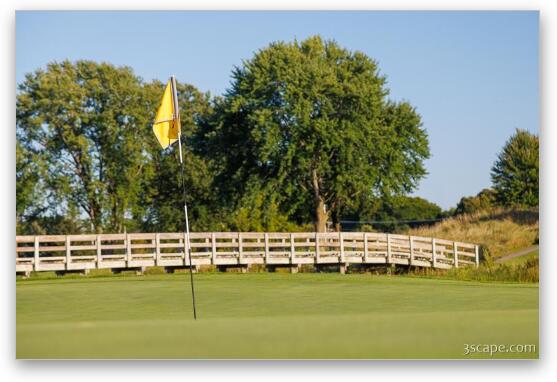 Bridges of Poplar Creek Country Club Fine Art Metal Print