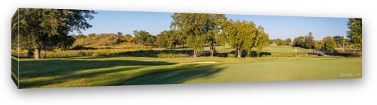 Bridges of Poplar Creek Country Club Panoramic Fine Art Canvas Print