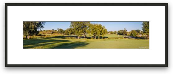 Bridges of Poplar Creek Country Club Panoramic Framed Fine Art Print