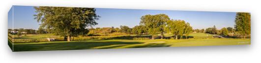 Bridges of Poplar Creek Country Club Panoramic Fine Art Canvas Print