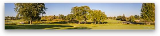 Bridges of Poplar Creek Country Club Panoramic Fine Art Metal Print