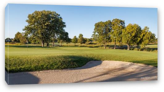 Bridges of Poplar Creek Country Club Fine Art Canvas Print