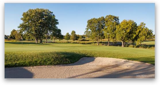 Bridges of Poplar Creek Country Club Fine Art Metal Print