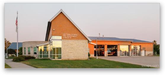 Hoffman Estates Fire Department Station 24 Fine Art Print