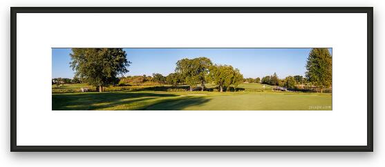 Bridges of Poplar Creek Country Club Panoramic Framed Fine Art Print