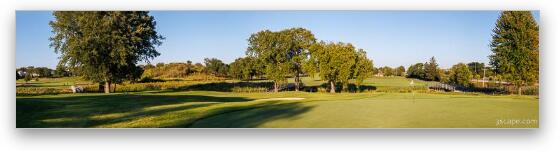 Bridges of Poplar Creek Country Club Panoramic Fine Art Metal Print