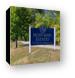 Hoffman Estates Sign Canvas Print