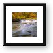 Waterfall Glen Autumn Colors Framed Print