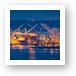 Cosco Hellas Cargo Ship in Port Art Print