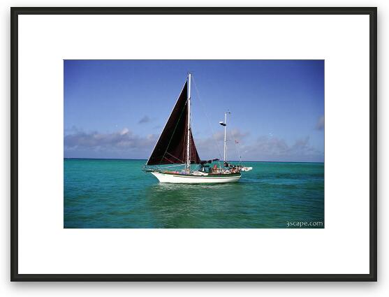 Sailboat Framed Fine Art Print