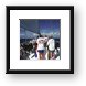 Hanging around on the boat Framed Print