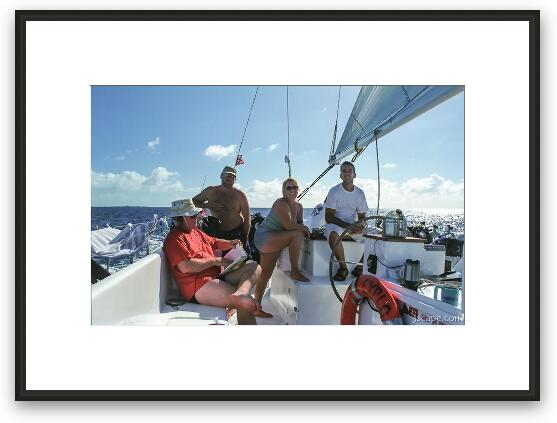 Crew of the Sea Explorer Framed Fine Art Print