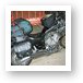 Virago 535s, packed and ready to go Art Print