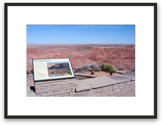 The Painted Desert Framed Fine Art Print