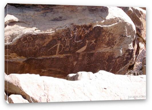 Petroglyphs Fine Art Canvas Print