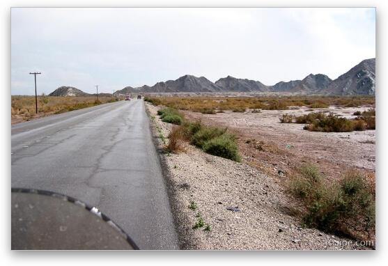 Looking forward on Hwy5 Fine Art Metal Print