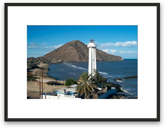 Lighthouse in San Felipe Framed Fine Art Print