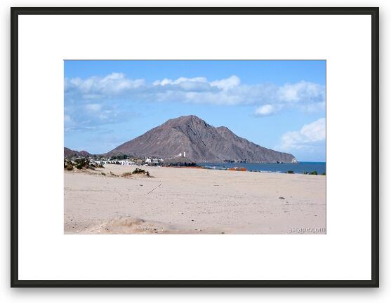 Mountain in San Felipe Framed Fine Art Print