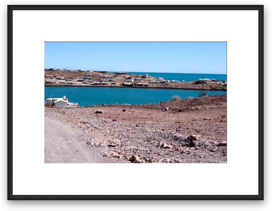 Puertocitos on the Gulf of California Framed Fine Art Print