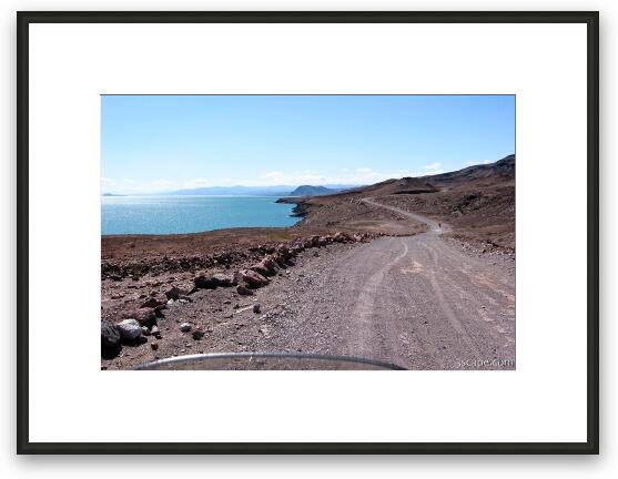 Riding conditions were not good for my poor Virago Framed Fine Art Print