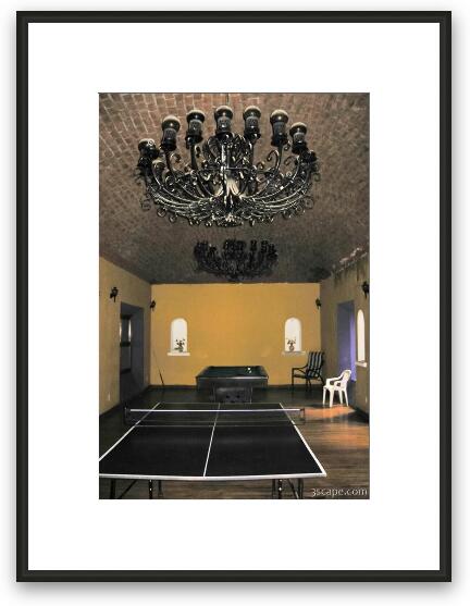 The pool looked nice, but it was 45degrees out! Framed Fine Art Print